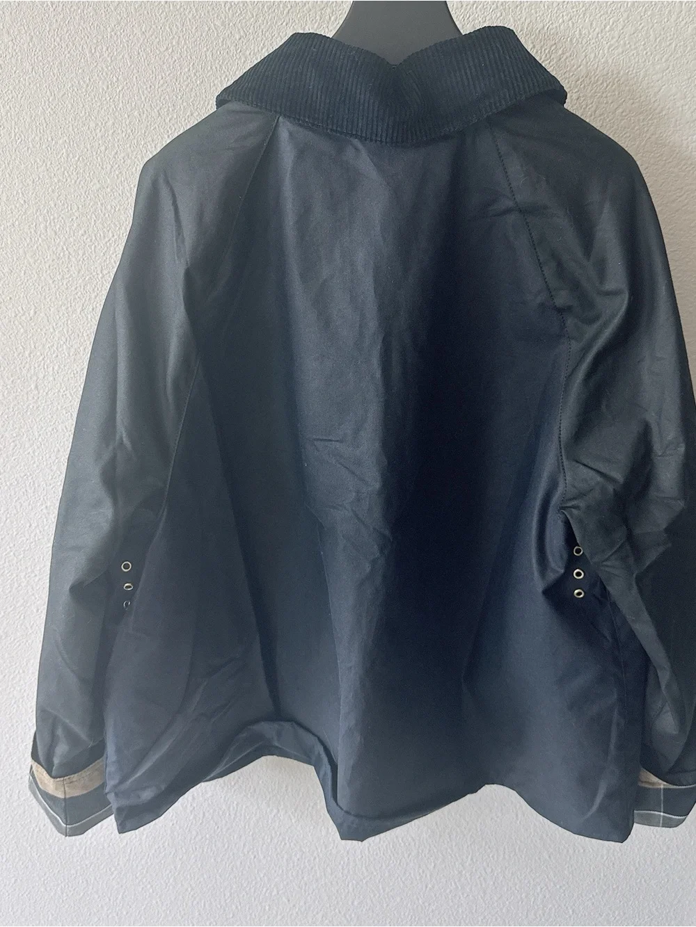NWT Barbour Kearton Wax Cotton Jacket Navy